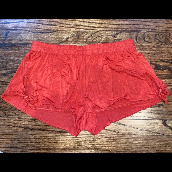 Orange Low Rise Shorts - Picture 2 of 3